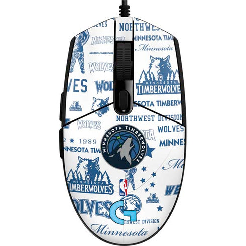 NBA Minnesota Timberwolves Historic Blast G203 Prodigy RGB Wired Gaming Mouse Skin